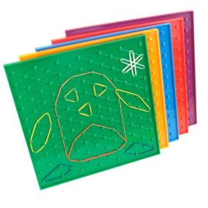 Geoboard With Elastic